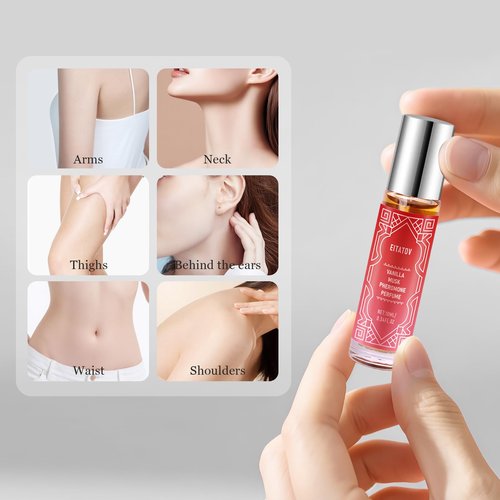 Eitatov Pheromone Perfume for Women, Long-Lasting Vanilla Perfume Oil, Roll-On, Travel Size (0.34 fl oz/10ml)