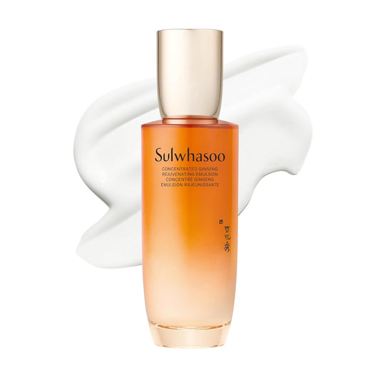 Sulwhasoo Concentrated Ginseng Emulsion - Hydrating Face Lotion with Peptides & Shea Butter, 4.22 fl. oz.