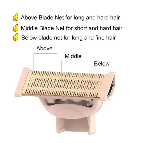 Finish Touch Flawless | 2-Pack Replacement Body Razor Heads with Clean Brush - Rose Gold