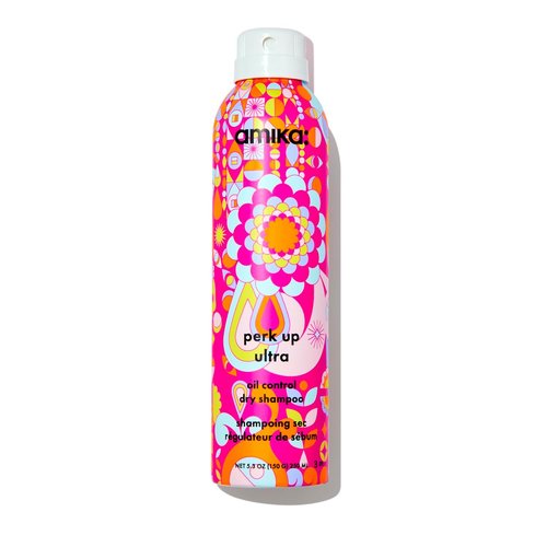 amika perk up ultra oil control dry shampoo | cleans + refreshes scalp + roots, absorbs + helps control oils, extends styles between washes, for all hair types with extra oily scalps