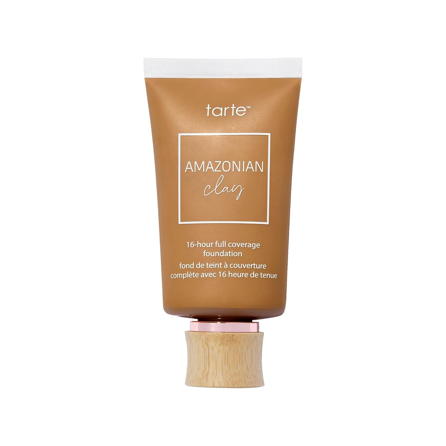 Tarte Amazonian Clay Foundation - 16-Hour Full Coverage, Matte Finish, Hydrating Formula with Vitamin E, Vegan & Cruelty-Free