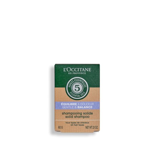 L'OCCITANE Gentle & Balancing Solid Shampoo - Nourishing Formula | 2.10 Fl Oz
