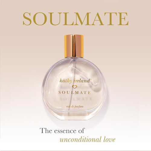 Kathy Ireland Soulmate Perfume - Floral Fruity Gourmand Eau de Parfum with Cherry & Amber - 3.4 oz
