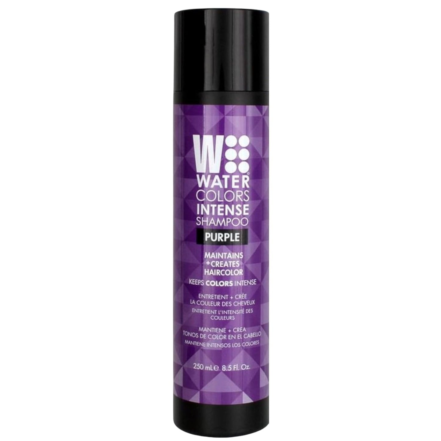 Watercolors Intense Color Depositing Shampoo - Semi-Permanent Purple Hair Color, 8.5 oz