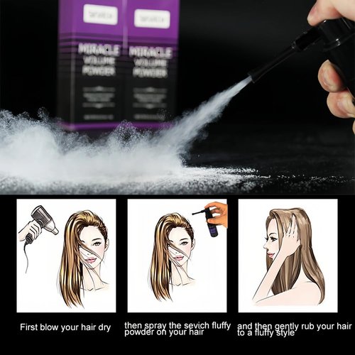 Gowwim Texture Powder - 360° Rotating Nozzle Design for Instant Volume & Oil Control | Non-Greasy 4g