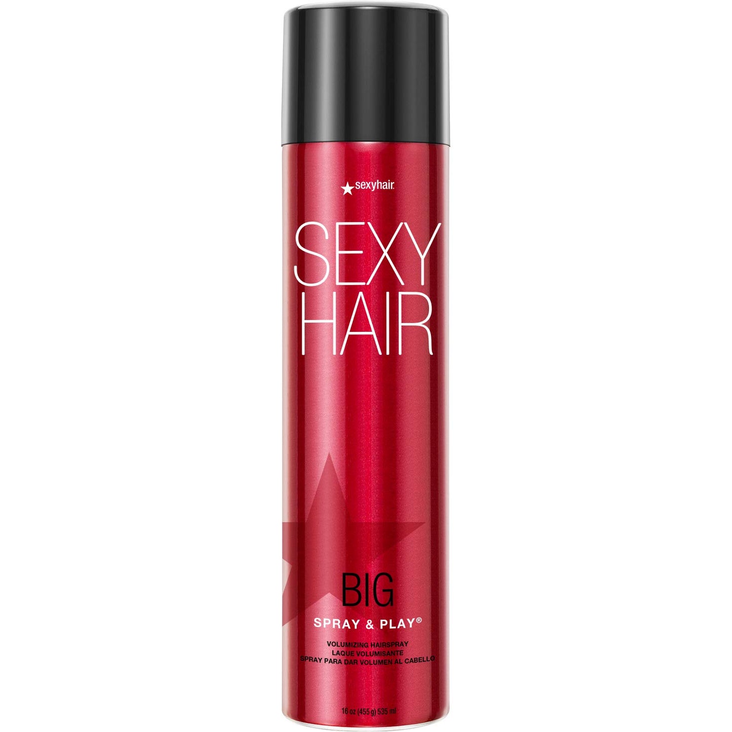 SexyHair Big Spray & Play Volumizing Hairspray - Long-Lasting Hold & Shine | Humidity Resistant for All Hair Types