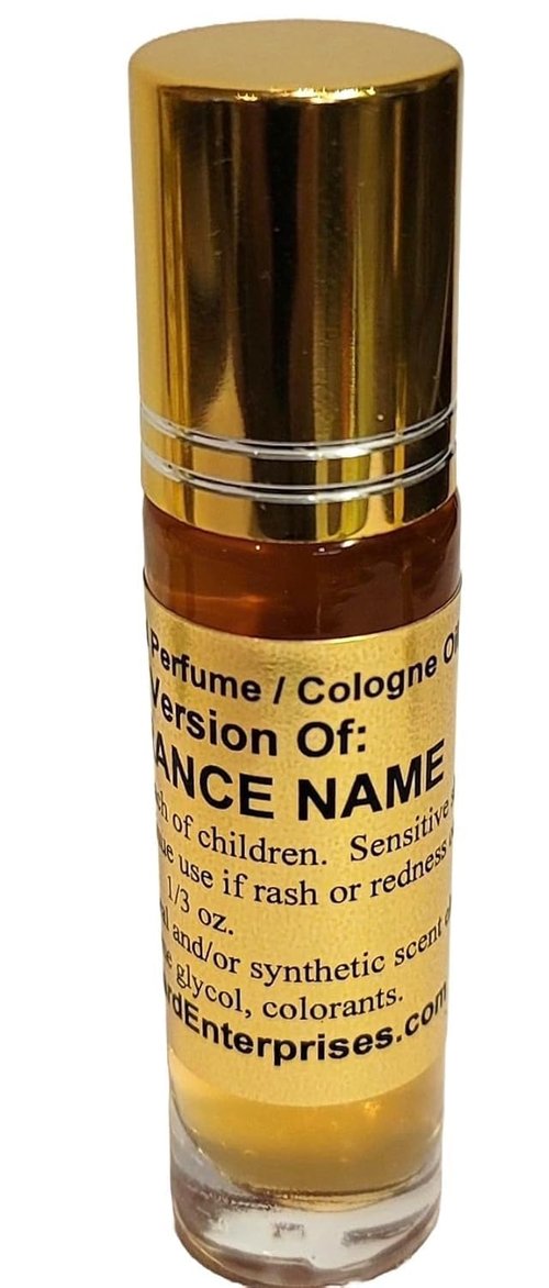 HYWD Enterprises Perfume Oil - Cinnabar Inspired Fragrance for Women | Eau de Parfum, 1/3 oz (10ml) Glass Roll-On