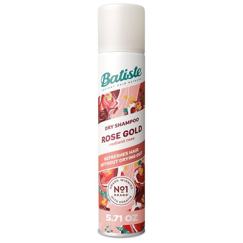Batiste Dry Shampoo - Rose Gold Waterless Shampoo for Refreshing Hair & Absorbing Oil | 5.71 oz Bottle