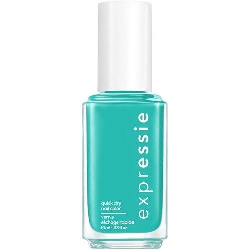 Essie Expressie Nail Polish - Quick Dry Vegan Blue Shade "Bring The Beat" | 0.33 Fl Oz