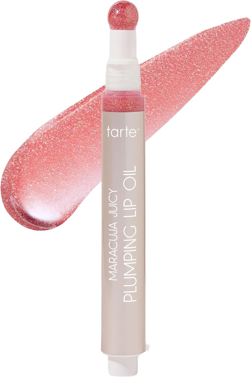 tarte Maracuja Juicy Lip Plumping Lip Oil Packaging May Vary (Shimmering Petunia, 2.4mL)