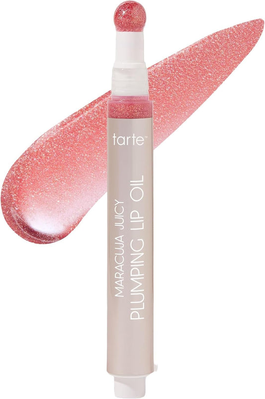 tarte Maracuja Juicy Lip Plumping Lip Oil Packaging May Vary (Shimmering Petunia, 2.4mL)