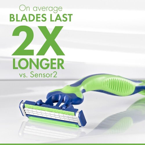 Gillette Sensor3 Sensitive Disposable Razors - 4 Pack for a Smooth, Comfortable Shave