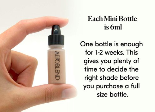 Aeroblend Airbrush Makeup Personal Starter Kit (DEEP Foundation)