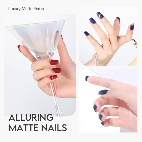 Glamonade Matte Top Coat Nail Polish - Quick Dry, Long Lasting Clear Coat for Salon Quality Manicure | 0.34 FL Oz