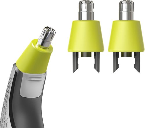 Precision Nose Trimmer Replacement Heads - 360° Dual Blades, Waterproof, Fits QP2520/QP2530/QP6520/QP6230 | 2 Count
