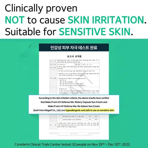 MAKE P:REM UV Defence Sunscreen - SPF 50+ PA++++ | Reef-Safe, Silky Texture, Poreless Finish, 1.69 fl. oz.