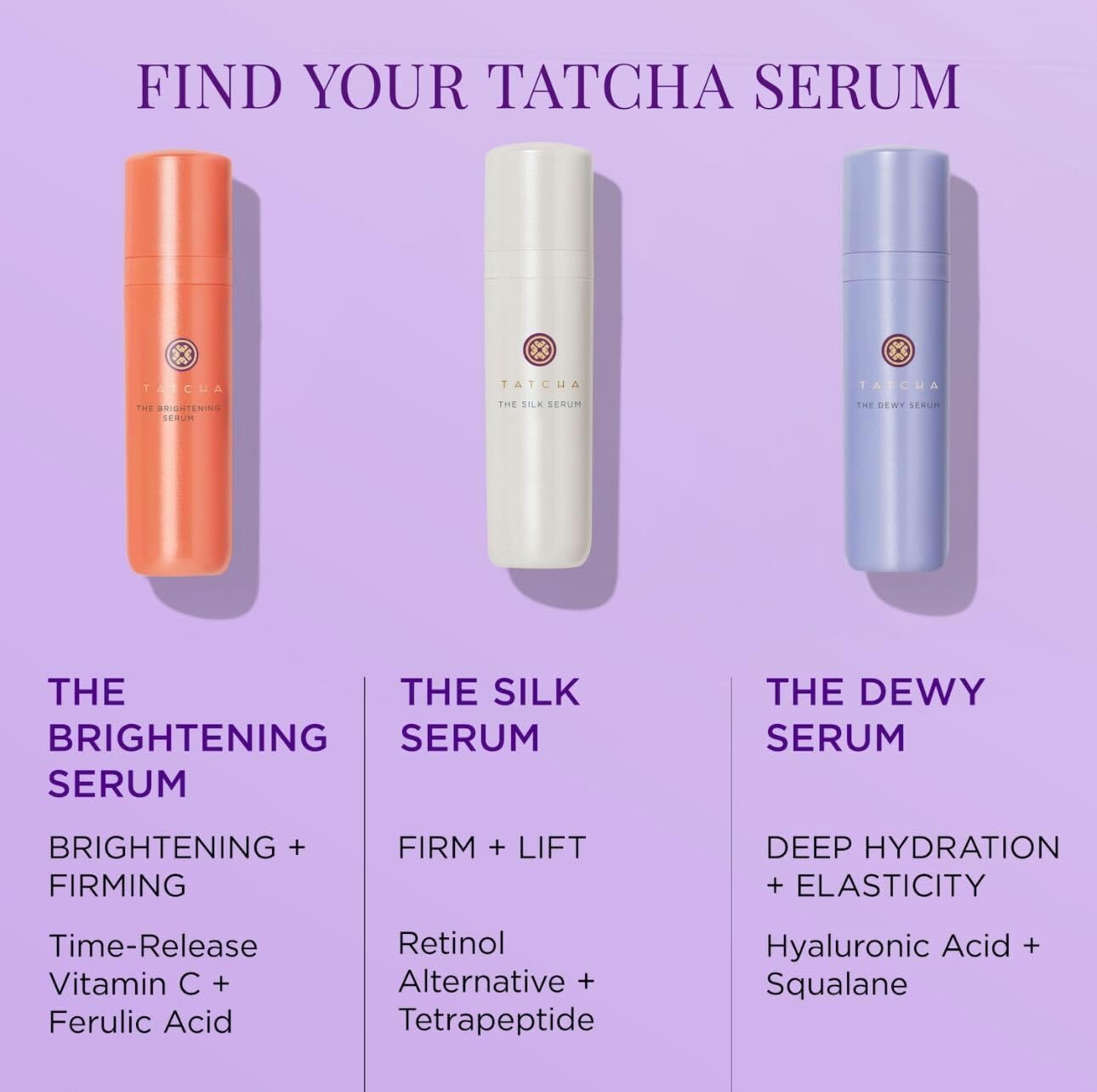 Tatcha Silk Serum - Wrinkle-Smoothing Retinol Alternative | 30 ml / 1 oz