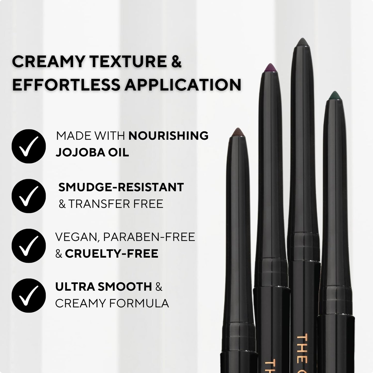 Shades By Shan Gel Eyeliner - Long-Lasting, Smudge-Proof, Vegan Formula in Black Tea