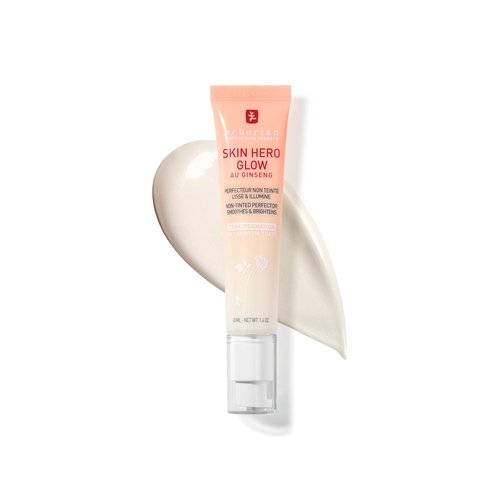 Erborian Skin Hero Glow - Non-Tinted Bare Perfector for Illuminated, Hydrated, Dewy Skin