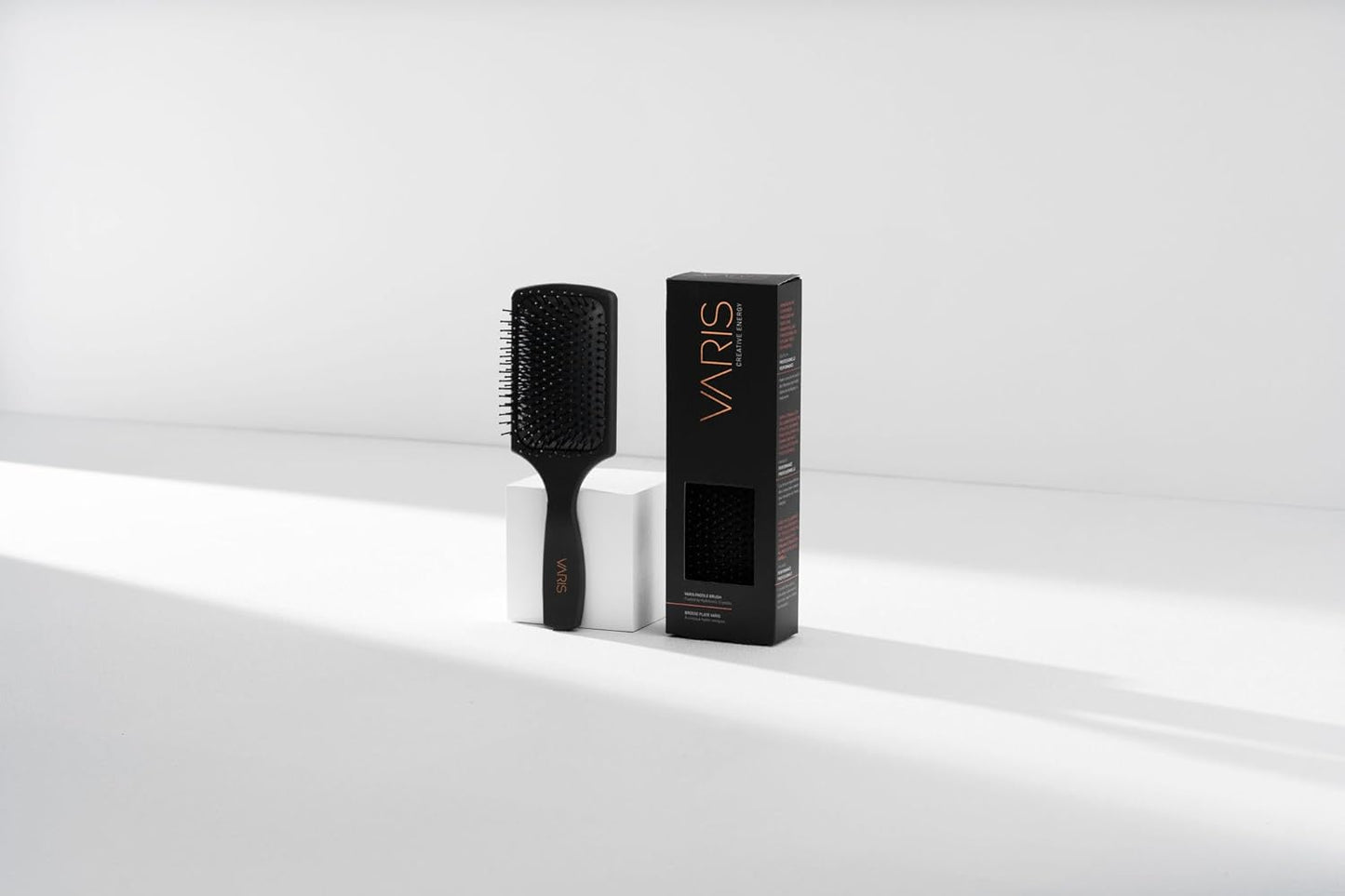 VARIS Paddle Brush - Professional Detangling Tool for Smooth, Frizz-Free Hair | Ideal for All Hair Types