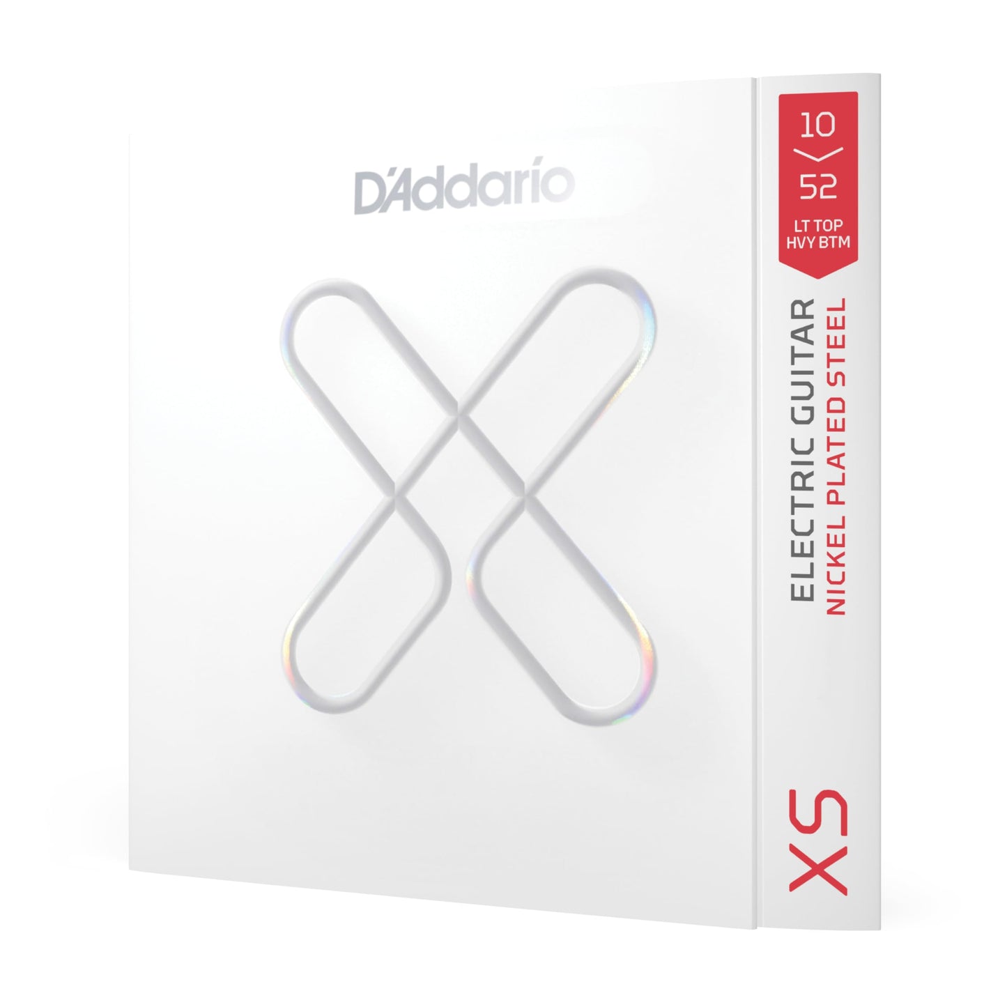 D'Addario Electric Guitar Strings, XS Nickel Coated, XSE1156, Med Top/X-Heavy Bottom Gauge 11-56, 6-String Set, Pack of 1