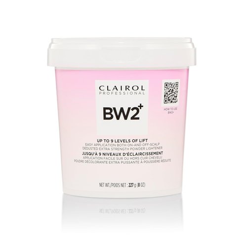 Clairol Professional BW2+ Powder Lightener - Extra Strength for Up to 9 Levels of Hair Lift