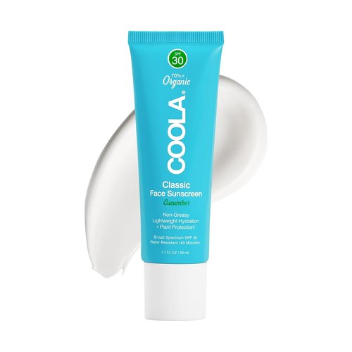 COOLA Organic Face Sunscreen SPF 30 - Vegan & Gluten-Free Daily Skin Protection | Cucumber, 1.7 Fl Oz