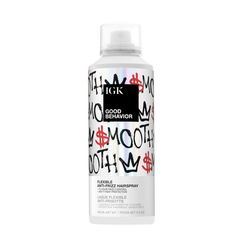IGK Good Behavior Flexible Hairspray - Long-Lasting Hold & Frizz Control | 9.2 oz
