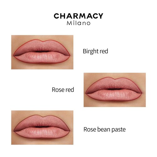 CHARMACY Twist Up Lip Liner Pencil - Waterproof & Smudge-Proof Formula | All-Day Wear in Universal Shades #03
