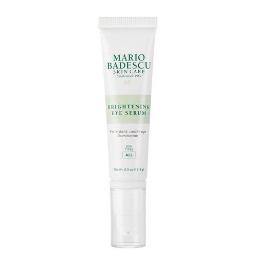 Mario Badescu Brightening & Revitalizing Under Eye Serum, Anti Aging & Hydrating, Reduces the Appearance of Fine Lines & Dark Circles with Caffeine and Squalane, 0.5 oz