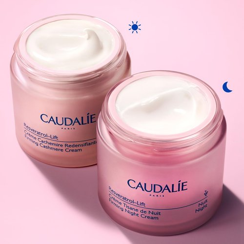 Caudalie Resveratrol-Lift Night Cream | Firming Retinol Alternative Moisturizer - 50 mL + 50 mL Refill