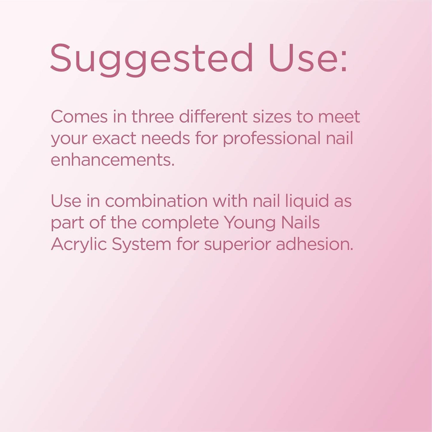 Young Nails Acrylic Cover Powder - Rosebud Color | 45g for Flawless Nail Art