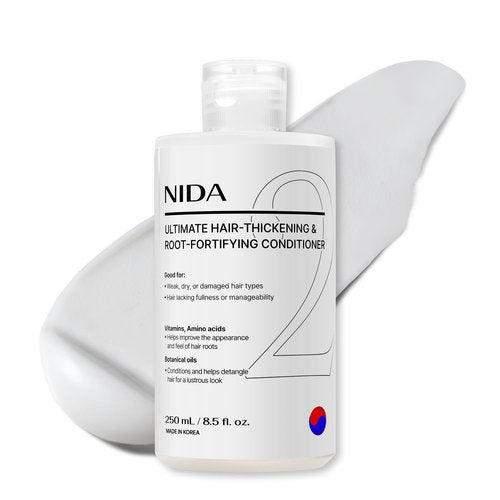 NIDA Ultimate Hair-Thickening Conditioner - Strengthens & Nourishes All Hair Types | 8.5 fl. oz.