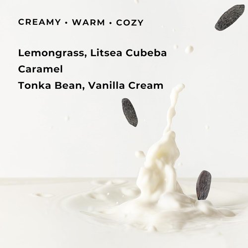 Cozy Milk Perfume Oil Roll-On | Unisex Gourmand Fragrance with Caramel & Tonka Bean | Vegan & Alcohol-Free (10ml)