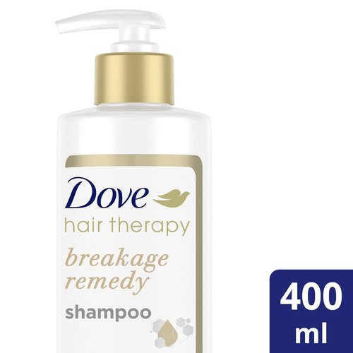 Dove Hair Therapy Shampoo - Breakage Remedy with Nutrient-Lock Serum | 13.5 fl oz for Damaged Hair