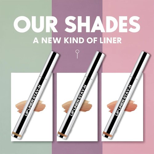 Veldoro Lip Stain, Lip Stain Peel, Lip Liner Stain Peel Off, Long Lasting Lip Tint Stain Peel Off Waterproof, Peel Off Lip Liner Stain Nude, for All Skin Types (Mix, Large)