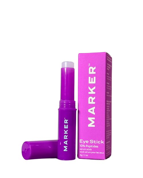 MARKER Eye Stick - 10% Peptides Under Eye Serum for Puffiness, Dark Circles & Fine Lines | Travel-Ready 0.1 oz (3 g)
