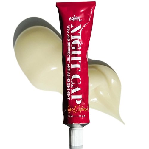 NIGHT CAP Facial Night Cream - Anti-Aging with Vitamin A & NovoRetin | 1.69 oz for Wrinkle Reduction