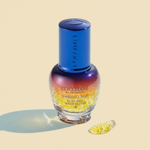 L'Occitane Immortelle Eye Serum - Overnight Reset Formula for Youthful Skin | 0.50 fl oz