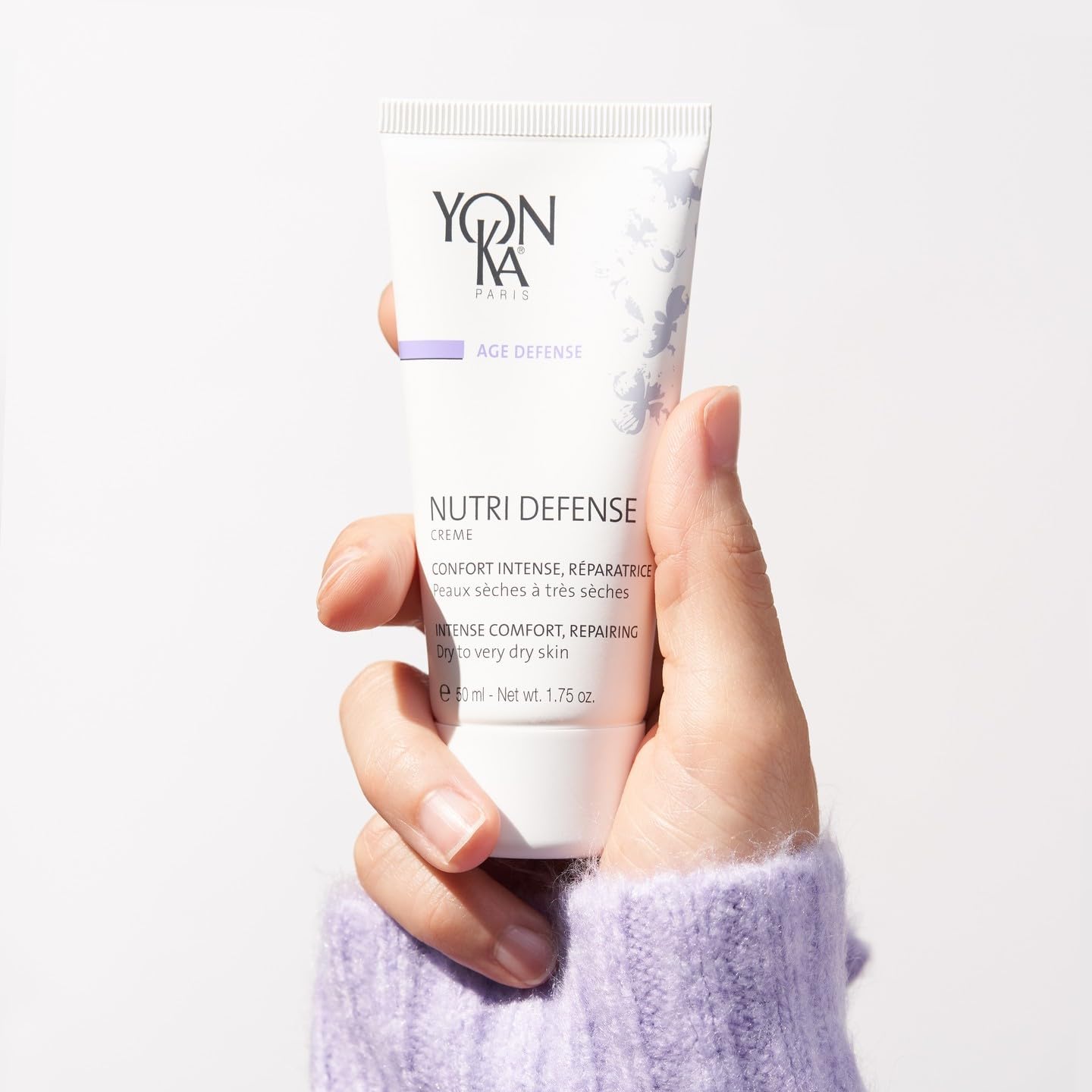 Yonka Nutri-Defense Creme - Nourishing Facial Moisturizer with Shea Butter & Probiotics for Dry Skin