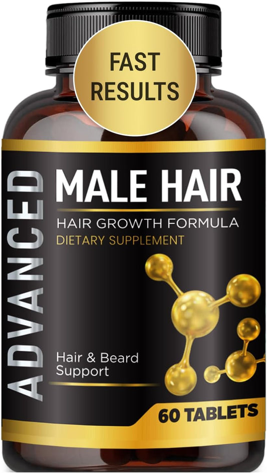 Skiennix Hair Growth Vitamins for Men - DHT Blocker & Biotin Supplement for Thicker, Fuller Hair