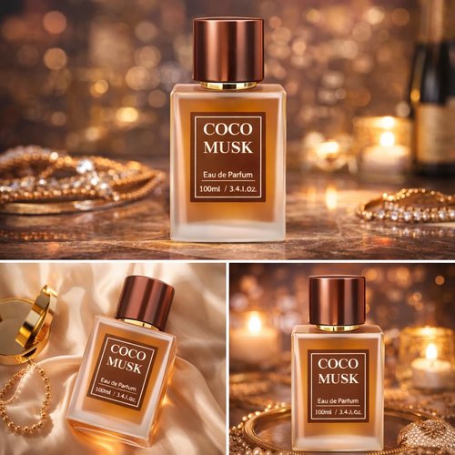 L’Amour Paris 3-Piece Perfume Set - Long-Lasting Eau de Parfum Collection | Romantic Floral & Sweet Fragrance Trio for Date Night