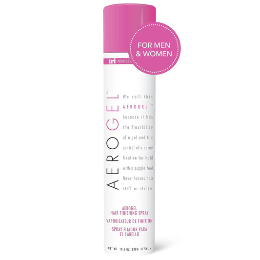 TRIDESIGN Aerogel Hairspray - Strong Hold Finishing Spray for Volumizing & Control - 10.5 Oz