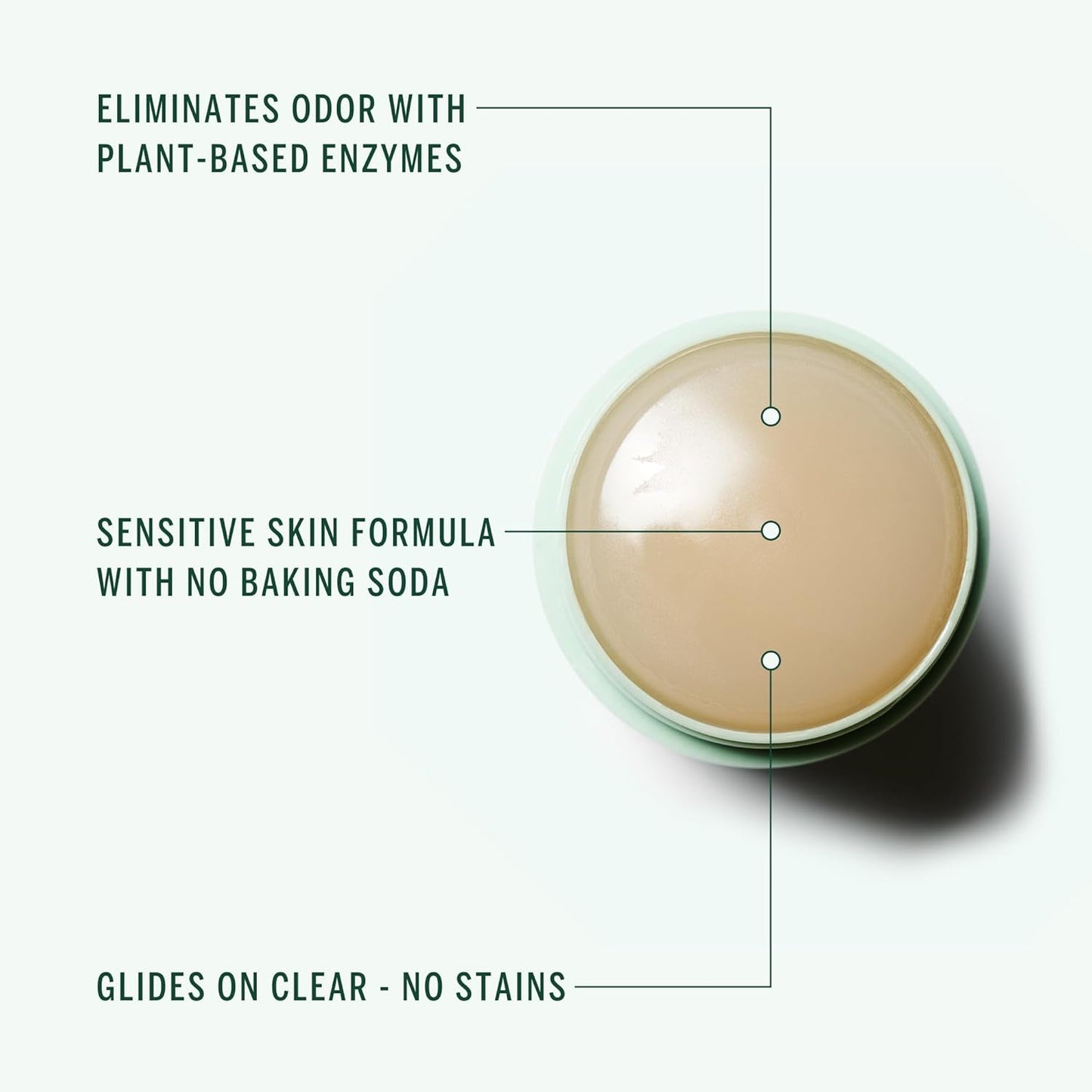 CORPUS Natural Deodorant Stick - Sensitive Skin Formula | Aluminum-Free, Non-Toxic | Unisex, Made in the USA (Nº Green)