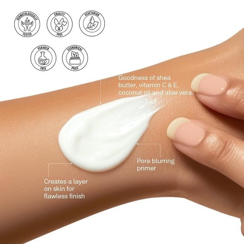 FLi.CKA Silk Touch 3-in-1 Moisturizer & Primer - Hydrating, Lightweight Formula for All Skin Types | 60g