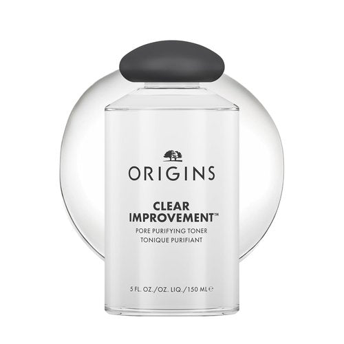 Origins Clear Improvement Pore Purifying Toner - Reduces Shine for Oily Skin | With Salicylic Acid, 5 Fl Oz
