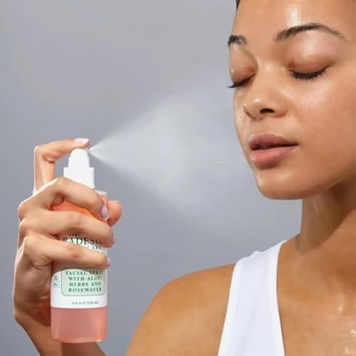Mario Badescu Facial Spray - Hydrating Aloe, Herbs & Rose Water Mist for All Skin Types