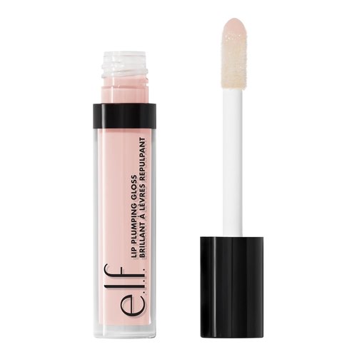 e.l.f. Lip Plumping Gloss - Hydrating High-Shine Formula for Fuller Lips | Pink Paloma, 0.1 Fl Oz