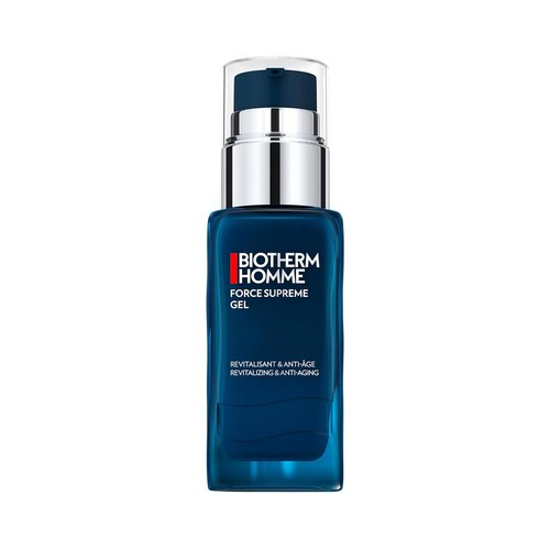 Biotherm Force Supreme Gel - Revitalizing Anti-Aging Gel Cream for Men with Pro-Xylane & Blue Algae | 1 Pack