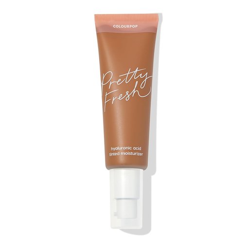 ColourPop Pretty Fresh Tinted Moisturizer - Hydrating Skin Tint with Hyaluronic Acid - Dark 18W (1.45 oz)